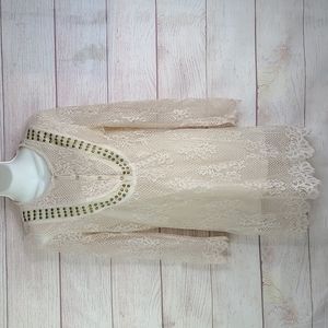 Sarah lace dress long sleeves sz Small